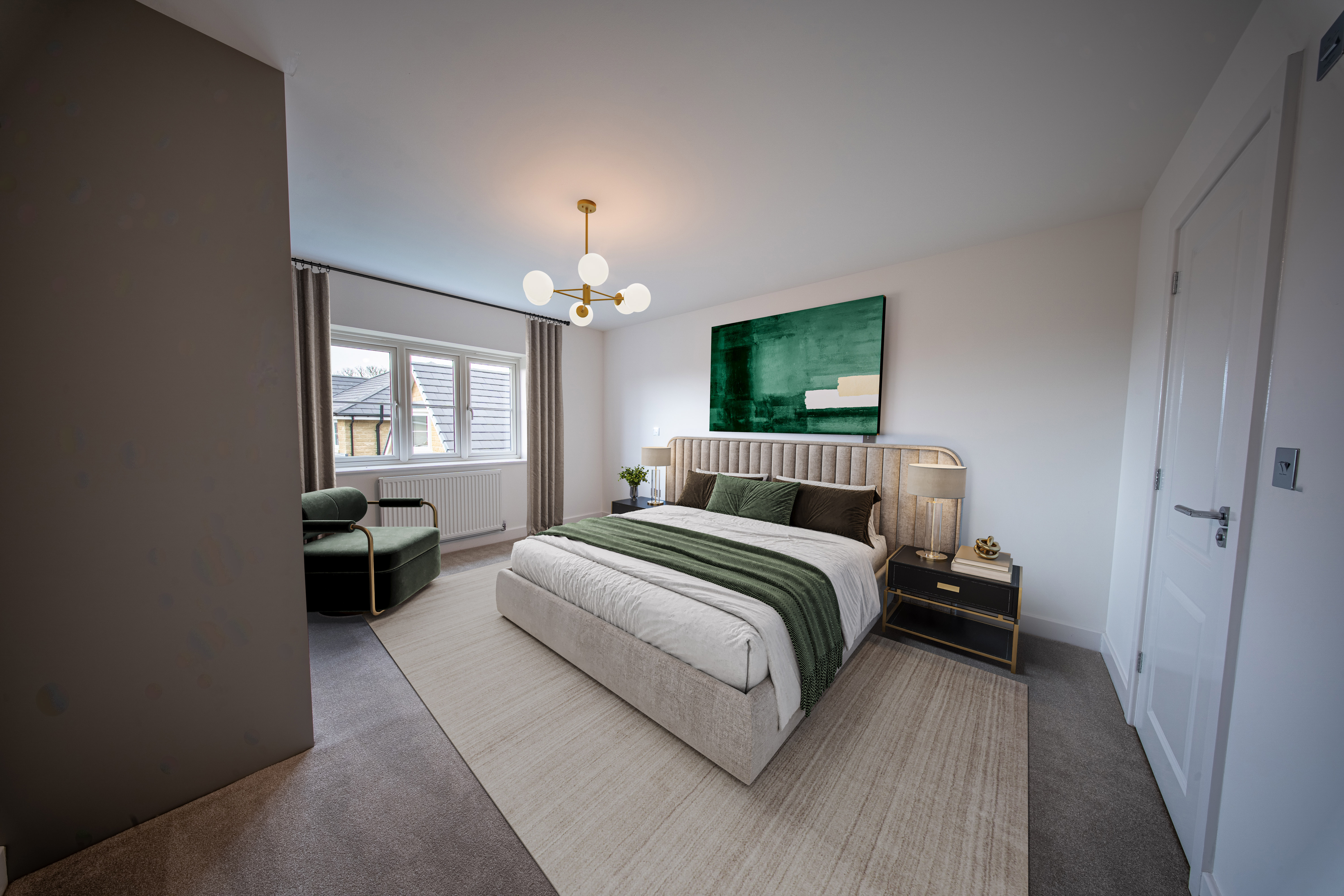 Professionally staged living room creating a strong first impression for property buyers